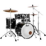 Bateria Pearl Decade Maple 5 Cuerpos B22 T10 Tt12 Tf16 R14x5 Black Ice