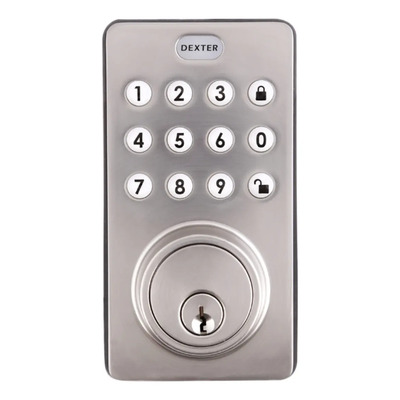 Cerrojo Electrónico Alta Seguridad Níquel Satín Dexter 16113 Color Níquel Satinado | Envío gratis