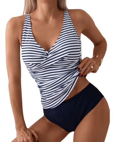 Traje De Baño Dama Dos Piezas Bañador Tankini Para Mujer | Meses sin interés