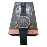 Reloj Smartwatch Noga Ng-swpro 02 Gps Ip68 Color De La Caja Negro Color De La Malla Negro Color Del Bisel Negro