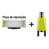 Refil Lâmina Oneblade + Aparador Nasal Qp2530 Qp6510 Qp2510