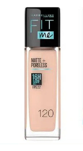 Base Maquillaje Maybelline Fit Me Matte + Poreless 120 30ml