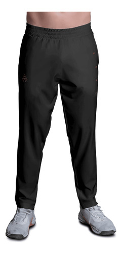 Pants Para Hombre Deportivos Transpirables Atlas Negro