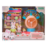 Bunny Boutique Candy Machine+2 Figuras+1 Mascota Ditoys 2551