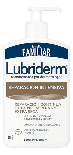 Lubriderm Reparación Intensiva - mL a $66