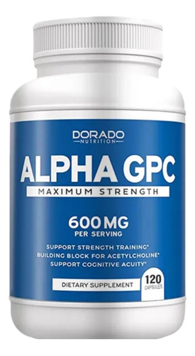 Alpha Gpc 600 Mg 120 Capsulas 