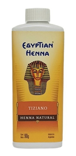 Egyptian Henna X90grs Tiziano O Marrón