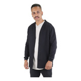 Cardigan Casaco Moletom Casual Masculino Sobretudo