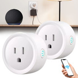 Enchufe Inteligente Wifi Para Alexa Google Home Smart Plug Blanco