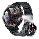 Reloj Smart Watch Hombre Bluetooth Militar Ip68 Linterna 