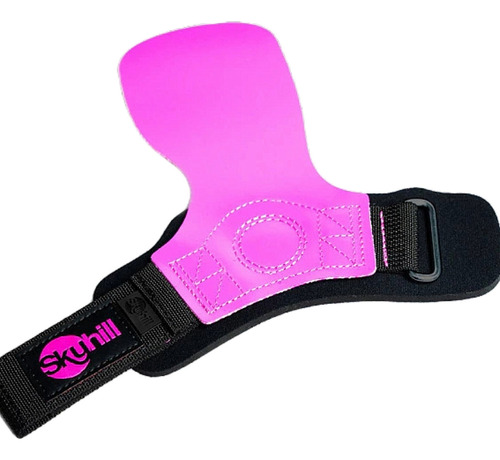 Hand Grip Skyhill Crossfit Luva Palmar Competition Cor Rosa Tamanho M