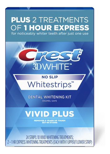 Crest 3d Vivid Plus - Kit De Blanqueamiento De Dientes, Ind.