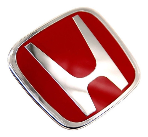 Emblema Trasero Rojo Honda Civic Fit Accord City Hrv Crv Foto 7