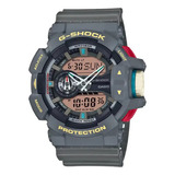 Reloj Casio G-shock Retro Ga-400pc-8a Color De La Correa Gris