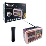 Radio Recargable Solar Bluetooth Am/fm/usb Tf Linterna Golon