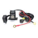 Kit Cargador Usb Motocicleta Socket De Doble Puerto Usb...