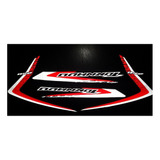 Calcos Honda Xr 250 Tornado Año 2014-2017 Moto Negra