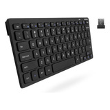 Mini Teclado Inalámbrico Ergonómico Y Cómodo (negro)