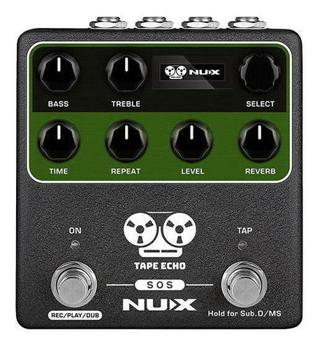 Pedal Delay Looper Nux Tape Echo Ndd-7 Roland Space - Oddity