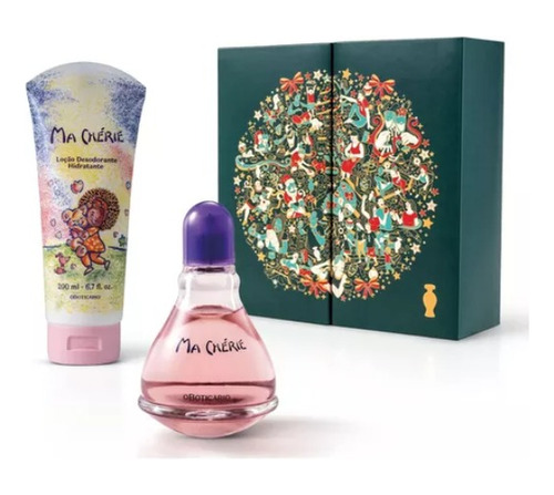 Presente Feminino Kit Estojo Perfume Ma Cherie O Boticário + Brinde