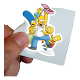 Stickers Calcomanias Pegatinas Los Simpsons Cartoon   X 50