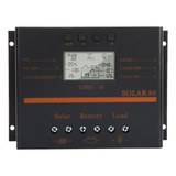 Regulador Solar 12v 24v Auto 80a Pwm Panel Controlador Lcd