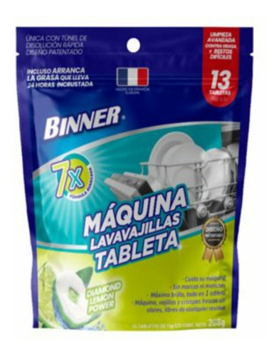 Binner Detergente Para Lavavajilla - Unidad A $2685