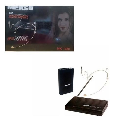 Micrófono Inalámbrico Headset Vhf Mk 1450 Mekse Audioimport