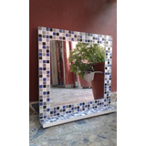 Espejo Marco Venecitas 60x60+estante Baño Decoracion