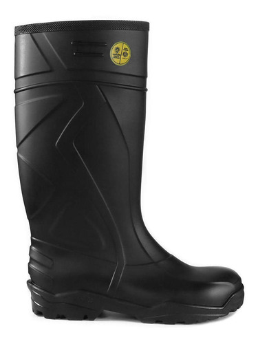 Bota Pvc 942 Punta De Acero Negra