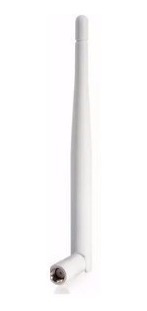 Antena Omni 5dbi Branca Greatek 360º Amplie Sinal Wifi