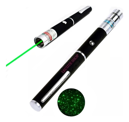 Apuntador Laser 200 Mw Puntero Indicador Green Pilas Elegant Color Del Láser Verde