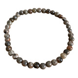 1 Pulsera Yooperlita 4 Mm Piedra Natural Reiki Yoga