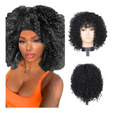 Pelucas Rizadas Afro Cortas Para Las Mujeres Negras Bouncy