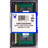 Memória Kingston Ddr3l 4gb 1333 Notebook 1.35v Low Voltage