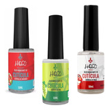 Kit 3 Óleo Hidratante De Cutícula Uva 10ml  - Hqz