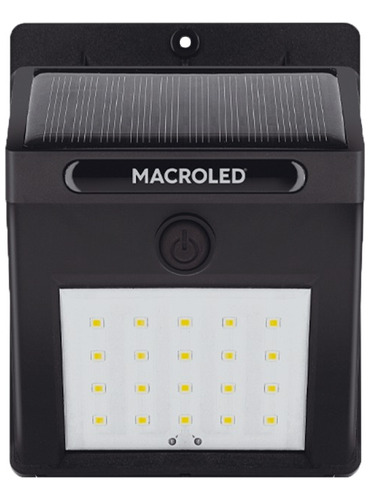 Aplique Reflector Led Solar Fotocelula 1.5w Exterior Ip54.