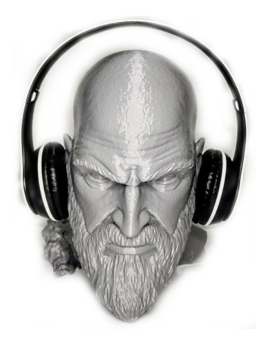 Suporte Headset Personalizado Kratos - God Of War Gow