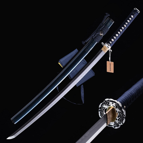 Murasame Espada Katana Hecha A Mano Arcilla Real Templada L6