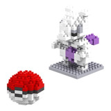 Pokemon Tipo Lego Figura Armable Varios Tamaños Con Pokebola