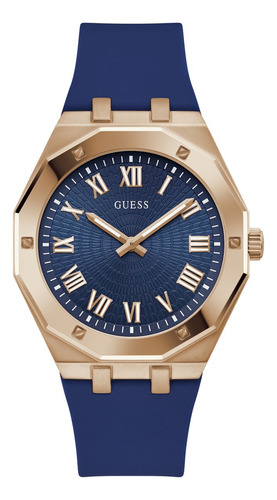 Relojes Guess Hombre Asset. Silicona Azul Gw0663g3