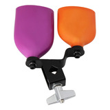 Conjunto Cowbell Para Tambor Bicolor Cowbell Mounted Bell