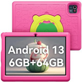 Tablet Kids Android 13 6gb (2gb+4gb) Ram 64 Gb Rom Color