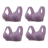 4pcs Lencería Femenina Ropa Interior Tallas Grandes