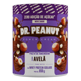 Suplemento Em Pasta Dr. Peanut Power Cream Proteínas Power Cream Sabor  Avelã Em Pote De 650g