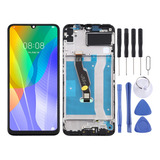 Pantalla Lcd Oem Con Marco Para Huawei Y6p (negra)