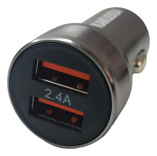  Adaptador Cigarrera Modulador Doble Puerto Usb 20 Automovil