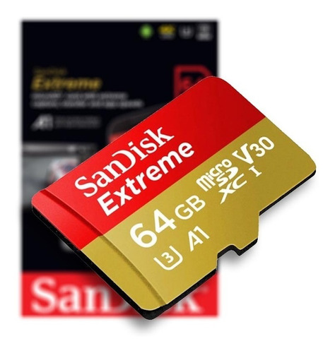 Tarjeta Microsd Sandisk Extreme - 64gb U3 A2 Clase 10 4k