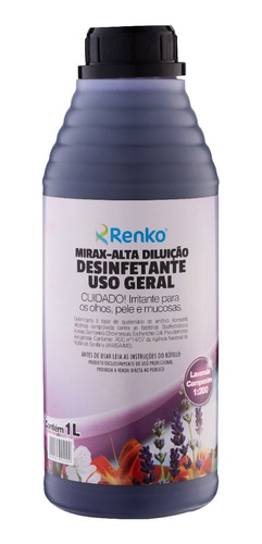 Desinfetante Concentrado Lavanda Renko 1l