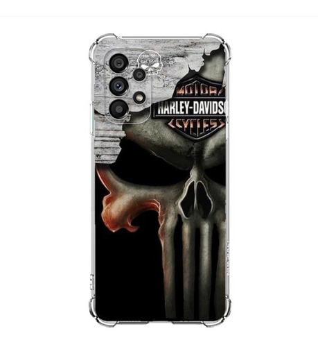 Capa Capinha Anti Shock Caveira Harley / Modelo Compatível  